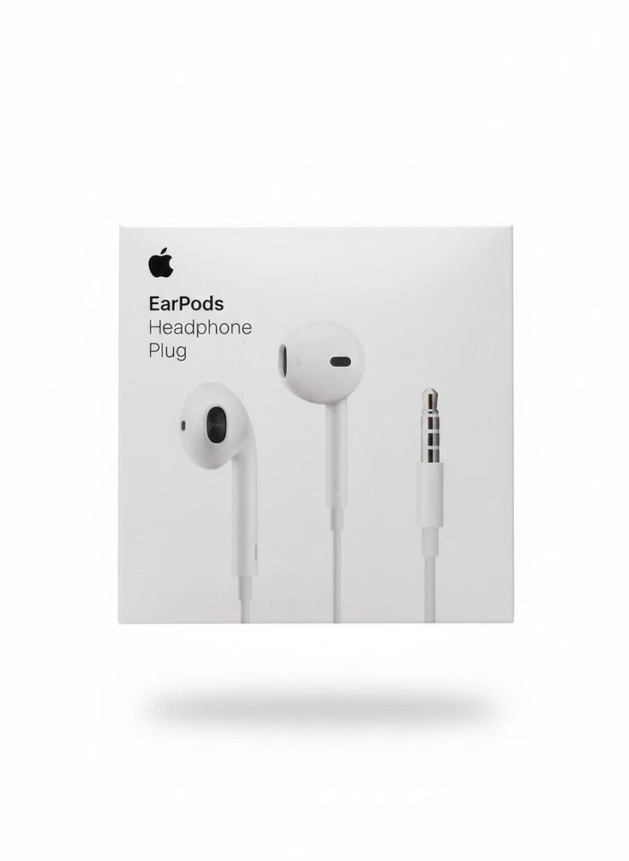 Genuine Wired Apple EarPods Headphones with 3.5mm Jack White (MNHF2AM/A)