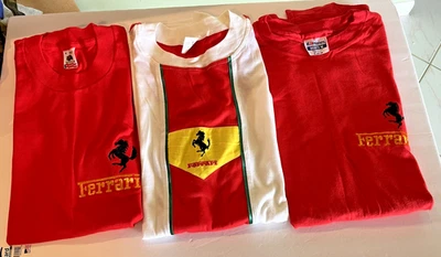全新复古法拉利 T 恤 3 件装 — 第 1/4 张图片