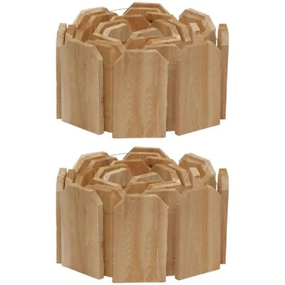 120 in. L x 0,75 pulgadas. Bordes de césped de madera de cedro con W (paquete de 2, 240 pulgadas) L Total) Foto 1 de 4