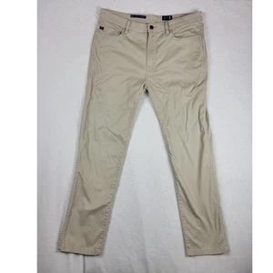 Stitch Britches Mens 36x31 Khaki Pants Golf Casual Flat Front Tencel Blend - Picture 1 of 9