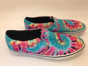 Vans Tie Dye Damen-Slipper Skateschuhe Turnschuhe Damengröße 11 NEU - Bild 1 von 5
