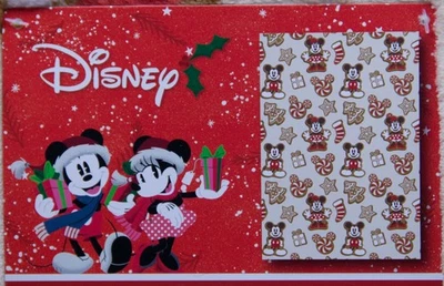 Disney Christmas Mickey & Minnie Mouse Cookie Gingerbread Blanket Throw 50x70 - Image 1 of 2