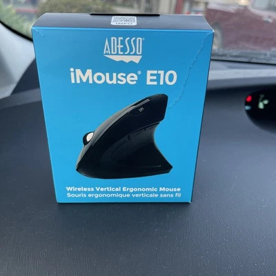 Adesso IMOUSE E10 iMouse E10 2.4GHz RF Wireless Vertical Ergonomic Mouse - Image 1 of 4