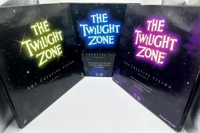 Lot Of 3 Laserdisc Box Sets The Twilight Zone The Creative Vision 12 Discs Total - Image 1 of 4
