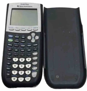 Calculadora gráfica TEXAS INSTRUMENTS TI-84 Plus negra con cubierta escuela de matemáticas - Imagen 1 de 5