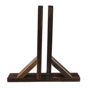  Base de valla de madera: soporte de valla de jardín - soporte de triángulo de borde de cercado - Imagen 1 de 17