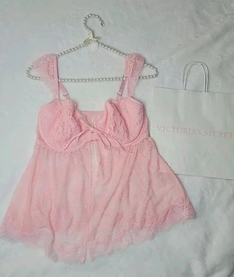 Victoria Secrets Special Edition, Dreams Angel Lace , pink Size SDD Blouse - Image 1 of 4