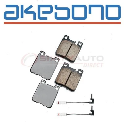 Akebono EURO Rear Disc Brake Pad Set for 2005-2006 Mercedes-Benz C55 AMG - xy Foto 1 de 4