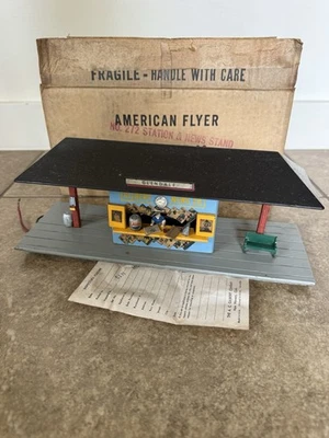 🔵 American Flyer  272 GLENDALE STATION & NEWS STAND Rare RKO  EXC+ COND In OB - Image 1 of 4