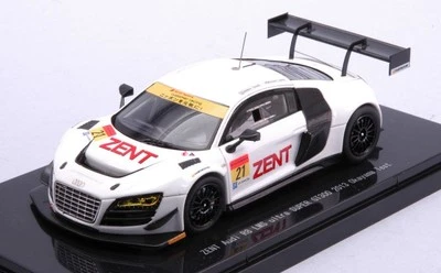 MODELLINO AUTO STATICO EBBRO ZENT AUDI R8 LMS #21 ULTRA SUPER GT300 2013 1/43 - Immagine 1 di 4