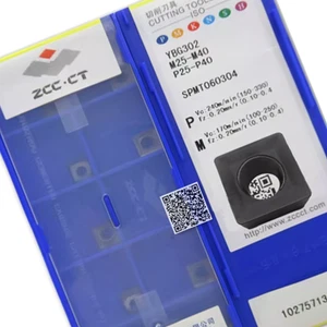 10pcs SPMT060304 YBG302 ZCC.CT Tools CNC blade Carbide Inserts Original - Picture 1 of 3