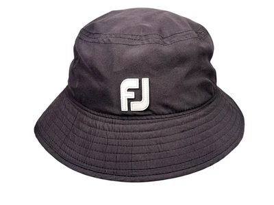 FOOTJOY FJ DRYJOYS Negro/Blanco SOMBRERO CUBO VERANO Campo de Golf Senderismo para el Sol Talla GRANDE Foto 1 de 4