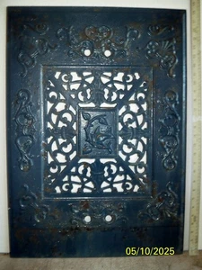 Antike/Vintage Gusseisen Kamin Tür/Abdeckung/Ofen 20" x 29" x 1/8" Vogel - Bild 1 von 3