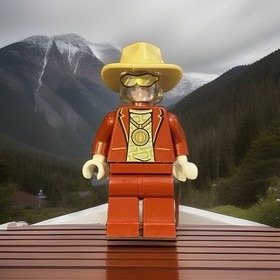 LEGO Invizable uagt021 Mini-figure from 70167 Ultra Agents Gold Getaway w/ Guns