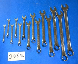 S-K TOOLS 14 PIECE SAE. COMBINATION 12 POINT WRENCH SET 1/4 TO 1 INCH - Picture 1 of 14