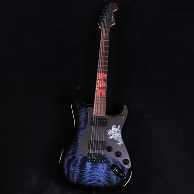 Fender Made In Japan Godzilla Stratocaster Godzilla Blue Guitar st0187612 - Image 1 of 4