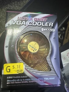 Zalman VF770 Quiet Dual Heatpipe VGA Cooler Gt210,gt220,9600gt, Hd4850, Hd4670 - Picture 1 of 1