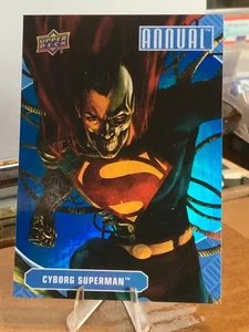 2023-24 Upper Deck DC Annual BLUE FOIL #64 Cyborg Superman - Picture 1 of 6