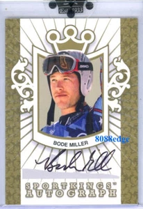 2008 SPORTKINGS AUTOGRAPH AUTO GOLD: BODE MILLER /10 OLYMPIC WORLD CUP CHAMPION - Picture 1 of 3