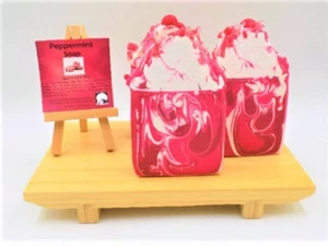 Peppermint Handmade Bar Soap - Picture 1 of 5