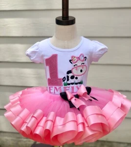 Kids Girls Tutu Skirt Tulle Fluffy Princess Dance Dress Party US STOCK - Picture 1 of 3