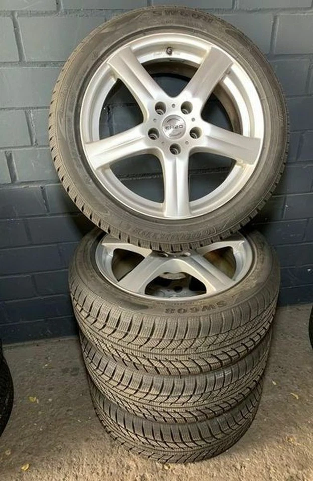 VW ENZO Komplettrad Satz Winterreifen, 7J x 17" ET39 mit 205/50 ca.7,5 mm - Bild 1 von 4