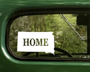 2 SOUTH DAKOTA MAP DECALs Home Sticker For Car Truck Laptop Rv Window Bumper - Foto 1 di 1