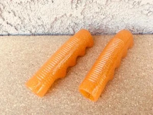 Orange Sparkle Krate Vintage Schwinn Stingray Type Bike Grips Lowrider Bicycle - Picture 1 of 3