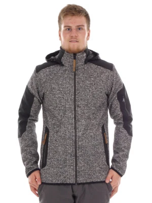 CMP Chaqueta Funcional Capucha de Punto Gris Wooltech Aislamiento - Imagen 1 de 3