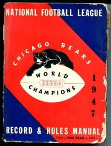 National Football League Record  & Rules Manual Media Guide-1949-NFL-G - Picture 1 of 1