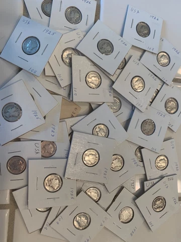 1920s - 1940s Silver Mercury Dimes - Choose How Many You Want! - Free Shipping! Cover