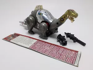 Transformers G1 Dinobot Sludge with Tech Spec Vintage Hasbro 1985 Incomplete - Picture 1 of 24