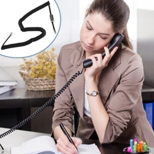 Dwuczęściowy zestaw linii telefonicznych Kabel zwijany Kabel linii telefonicznej - Zdjęcie 1 z 12