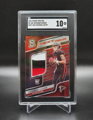 2022 Panini Spectra Desmond Ridder Next Era Material /99 SGC 10 GEM MINT Pop 1 - Image 1 of 2