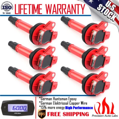 Paquete de 6 bobinas de encendido de alto rendimiento para Ford Explorer 3,5 L V6 2011-2017 UF553 Foto 1 de 4