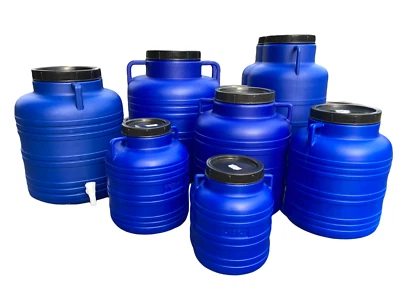 Weithalsfass 5/10/20/30/40/60/80 l Sauerkrautfas Regen Fass Gepäcktonne Camping - Bild 1 von 4