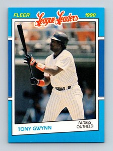 1990 Fleer League Leaders #17 Tony Gwynn