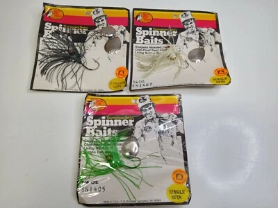 Винтажный бас Pro турнир серии спиннербейт тандем и одиночный спин (лот из 3) - Изображение 1 из 4