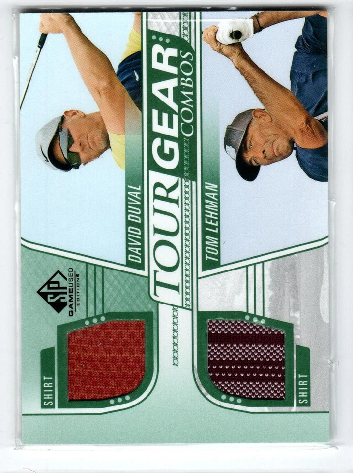 2021 SP Game Used Tour Gear Dual #TG2LD David Duval/Tom Lehman - Image 1 of 1