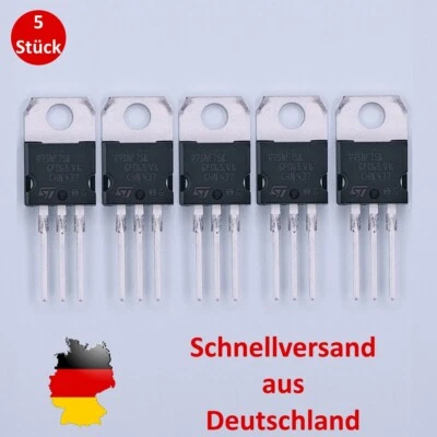 5 x Stück STP75NF75   N-Channel Mosfet  P75NF75   75V  80A  300W  Transistor NEW - Bild 1 von 3