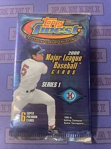 2000 Topps Finest Series 1 vintage Baseball cards Sealed Pack - Picture 1 of 2