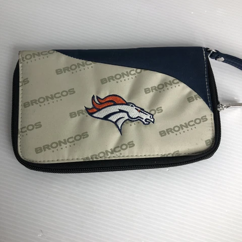 LITTLE EARTH PRODUCTIONS Denver Broncos NFL Zip Around ID Cell Phone Wallet Cover
