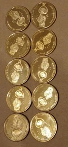 California Silicon Valley Think Tank Peninsula Coin Club 2001 Medaille Token Bronze - Bild 1 von 5