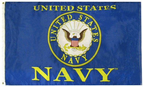 Garden Décor 3X5 U.S Navy Emblem Ship Nylon Flag 3'x5' Banner Grommets Made In U - Foto 9