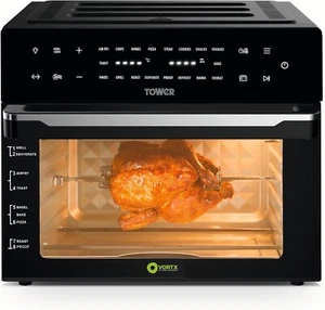 Tower 30L Air Fryer Oven T17122 Digita with ROTISSERIE - New Item, Box Damaged - Picture 1 of 6