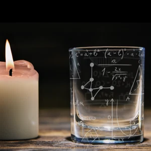 SCIENCE FORMULAS Shot Glass - Picture 1 of 3
