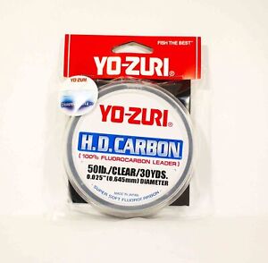 Yo Zuri Duel H.D Carbon Fluorocarbon 30 yds 50 lb R893-CL (0931)