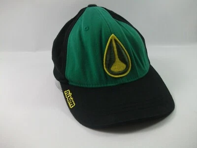Nixon Hat Green Black L XL Stretch Fit Baseball Cap Foto 1 de 4