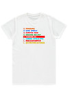 FUNNY 40TH BIRTHDAY TURNING 40 CHECKLIST POLYESTER TEE GIFT MENS WOMENS UNISEX