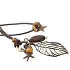Long Boho Filigree Leaf 30 '' Rope   Valentine Necklace